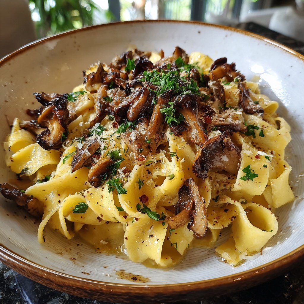 Tagliatelle mit Steinpilzen