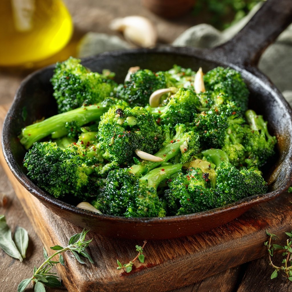 Brokkoli Pfanne Mit Kräutern