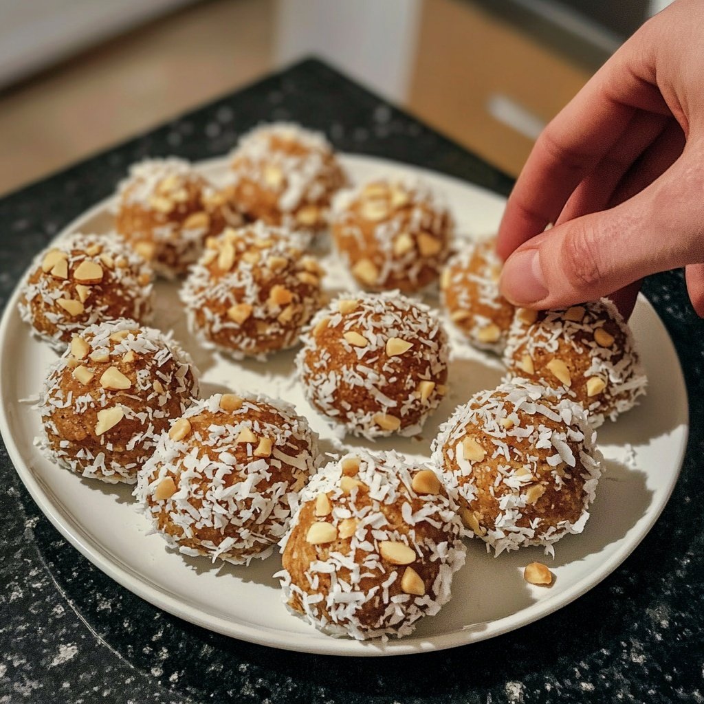 Protein Bällchen ohne Backen