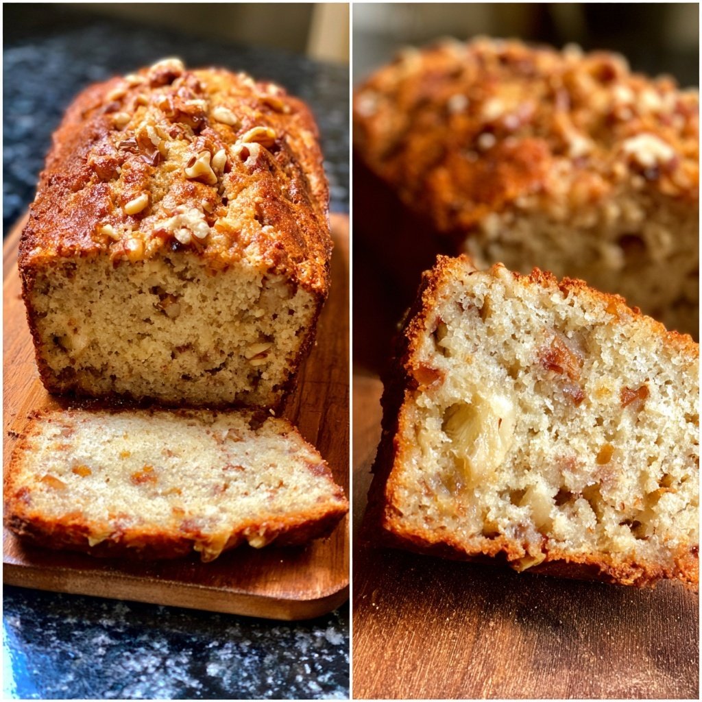 Einfaches Bananenbrot