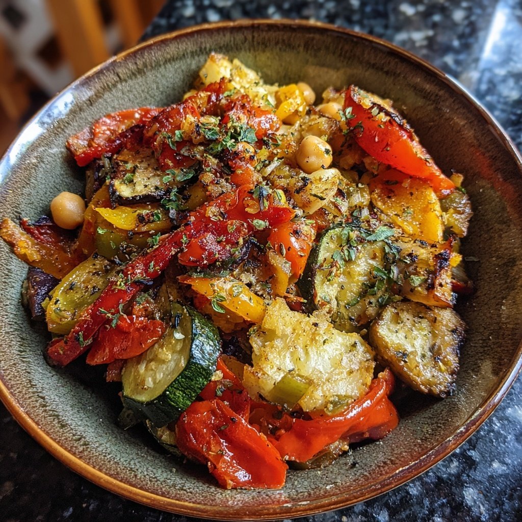 Ratatouille mit Kichererbsen